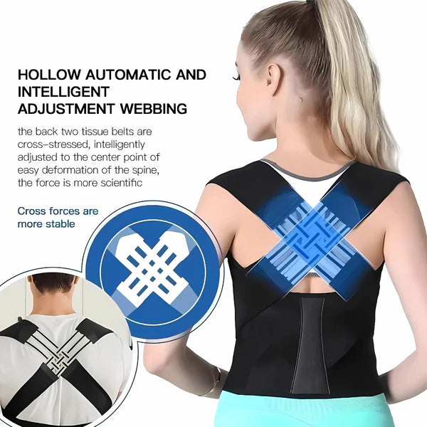 PostureFix™ Adjustable Shoulder & Back Support