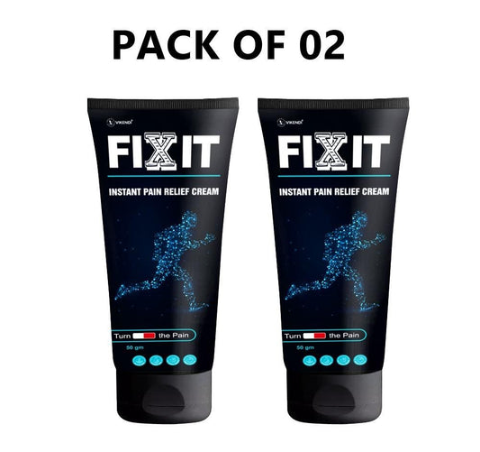 Fixit Instant Pain Relief Cream 50gram (Pack of 2)