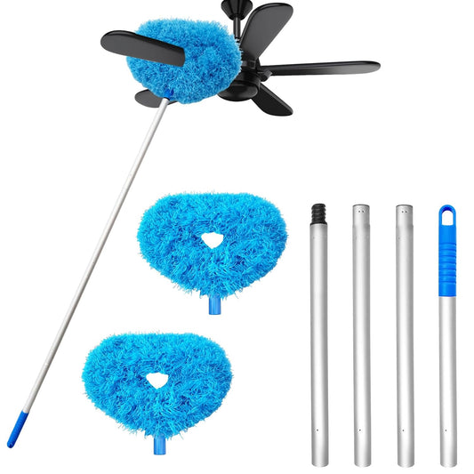 ISB Washable & Adjustable Double-Sided Ceiling Fan Cleaner Duster