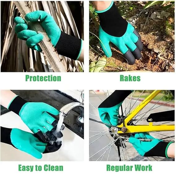 DuraClaw™ Heavy-Duty Waterproof Gardening Gloves (Pair)