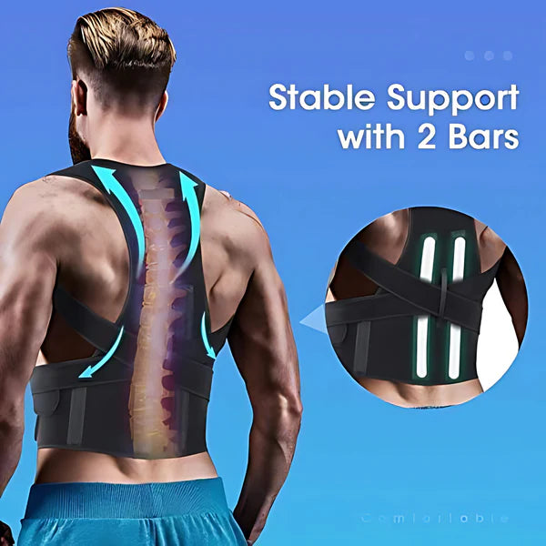 PostureFix™ Adjustable Shoulder & Back Support