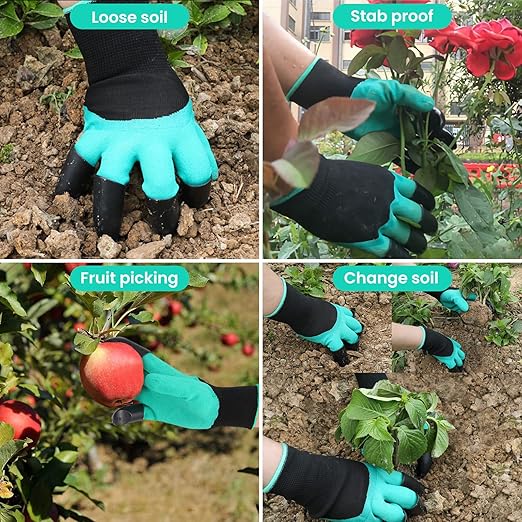 DuraClaw™ Heavy-Duty Waterproof Gardening Gloves (Pair)