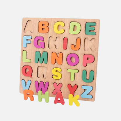 3-in-1 Smart Wooden Educational Learning Board – Numbers, Letters & Colors