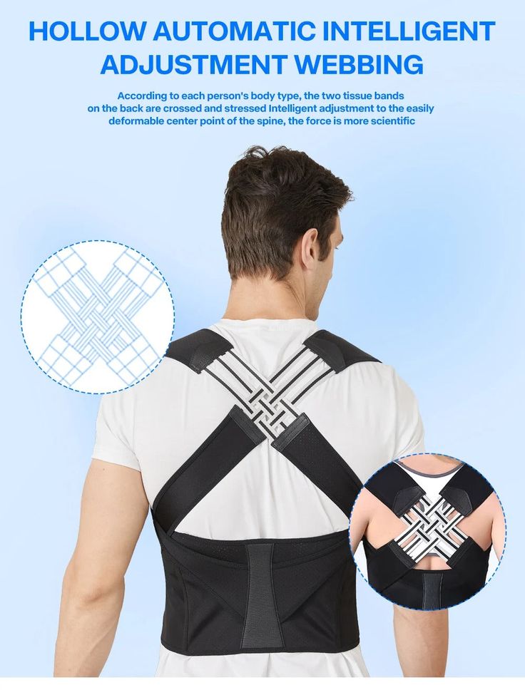 PostureFix™ Adjustable Shoulder & Back Support