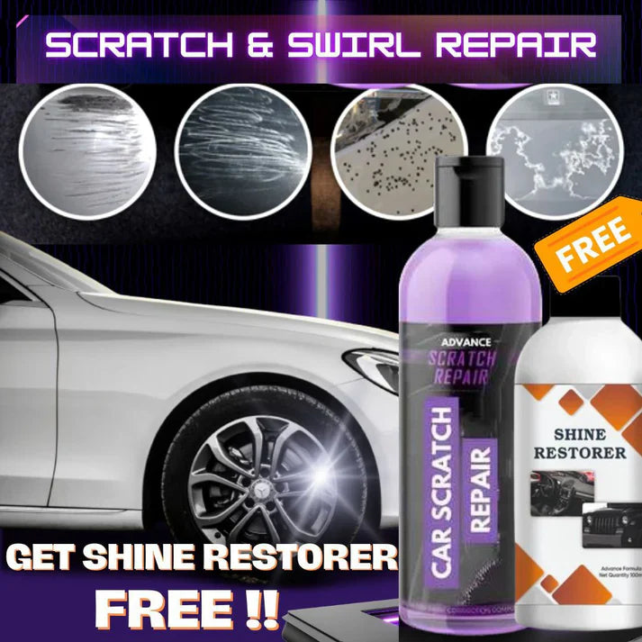 CarRenew X™ – Advanced Scratch Repair & Shine Kit | No Mechanic Needed + FREE Dashboard Polish